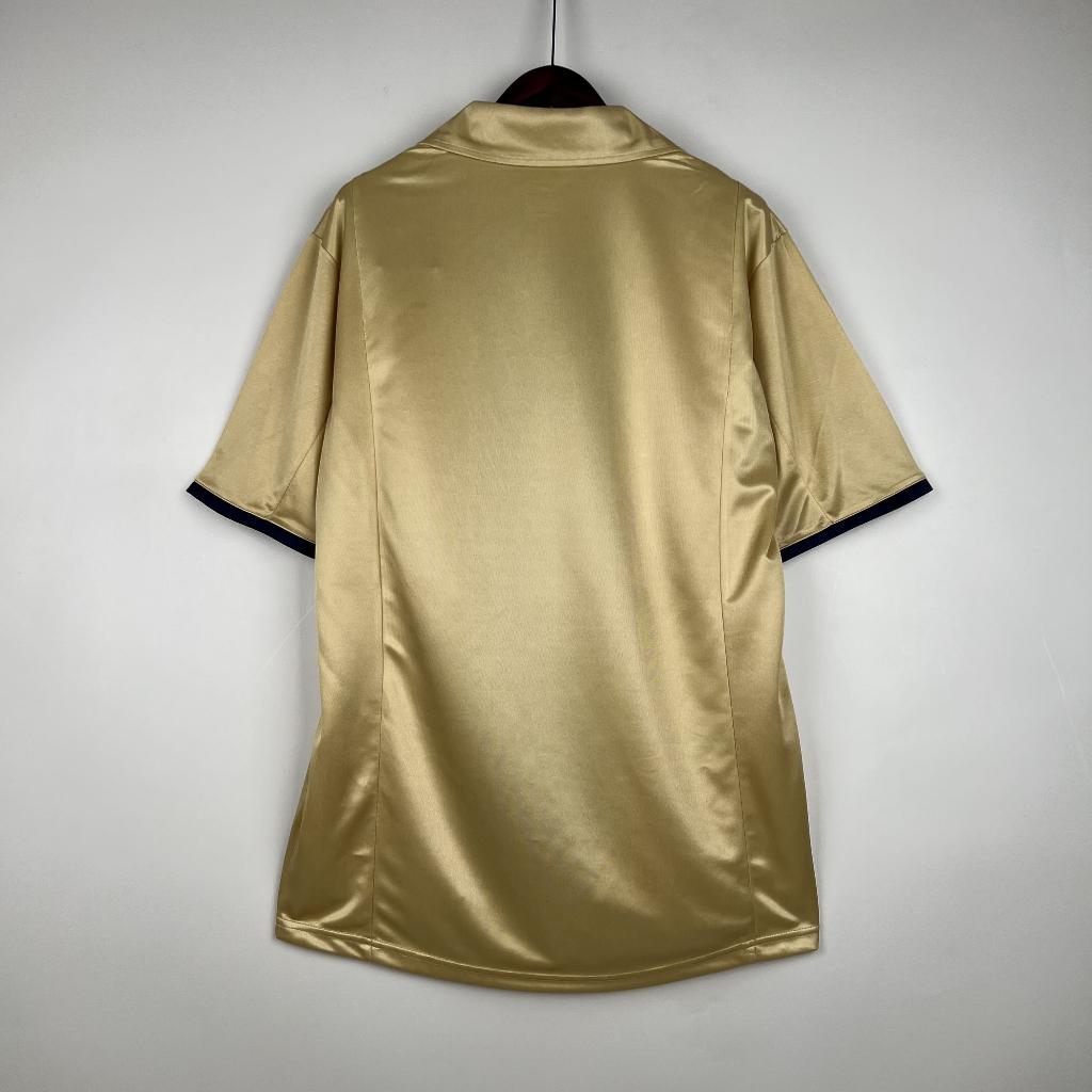 Áo Bóng Đá Retro Barcelona 2002 - Sân Khách bản cao cấp vải Cotton Polyester