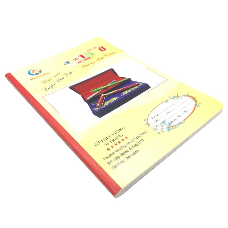 Vở Học Sinh 4 Ô Ly 96 Trang ĐL 100g/m2 - Ánh Dương