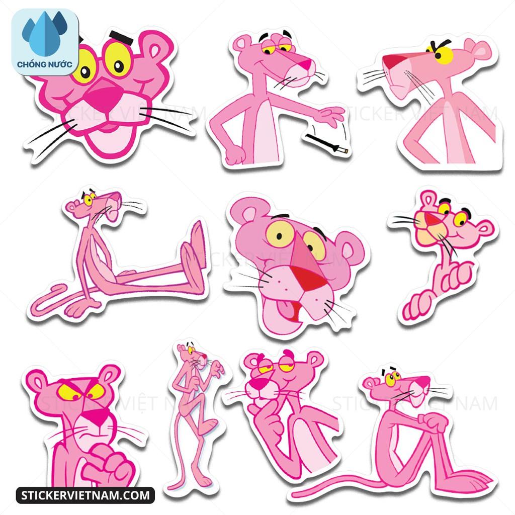 Bộ sticker in hình Báo Hồng - Pink Panther - Dán Trang Trí - Chất ...