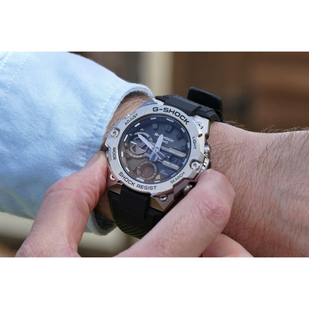 Đồng Hồ Nam Casio G-Shock GST-B400-1ADR Bluetooth - Pin Năng Lượng Mặt Trời - GST-B400-1A Chính Hãng