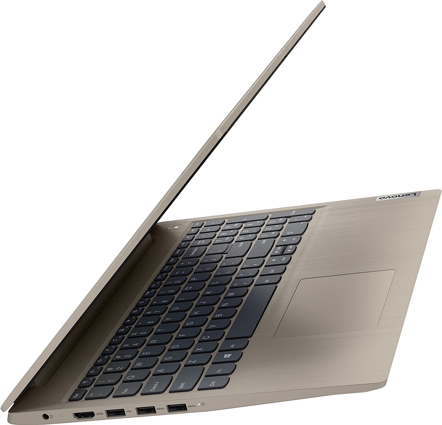 Máy Tính Xách Tay Laptop Lenovo IdeaPad 3 (81X800EMUS) (Core i3-1115G4, Ram 4Gb, SSD 128GB, Intel UHD graphics, 15.6 inchFHD, Win10s Almond) - Hàng Chính Hãng