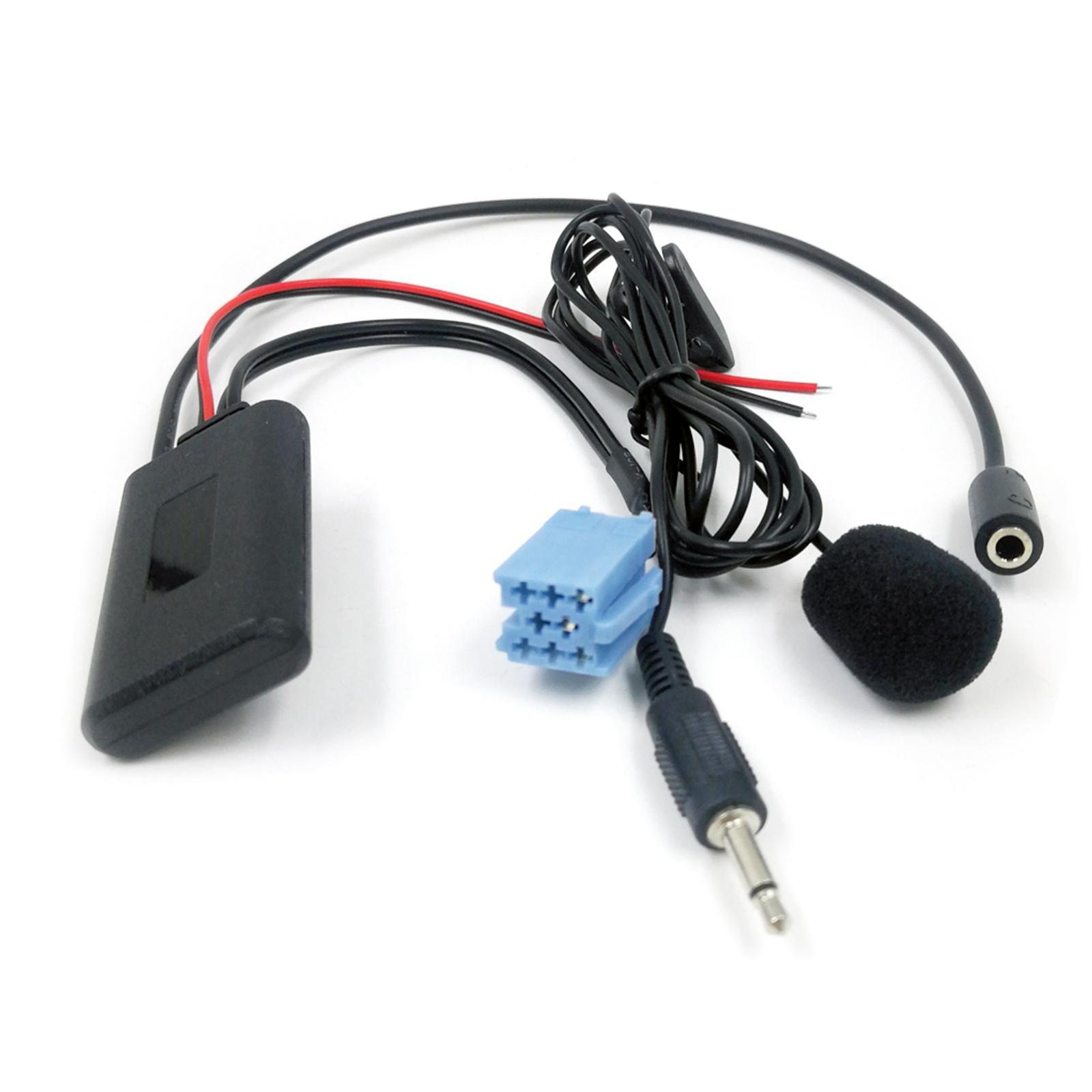 Bluetooth 5.0 AUX in Cable with Mic, Car Radio Cable for Blaupunkt Radio for Audi