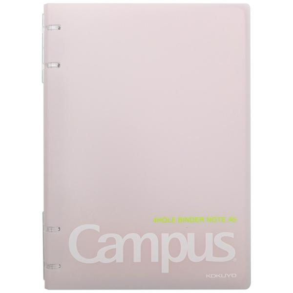 Sổ Bìa Còng 4 Lỗ Kusumi A5 - Campus BN-A5H4KU-PE - Màu Hồng