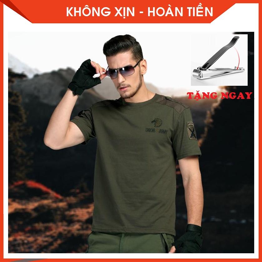 Áo phông lính Union Army, Áo thun Nam ngắn tay phong cách TẶNG BẤM MÓNG TAY CAO CẤP