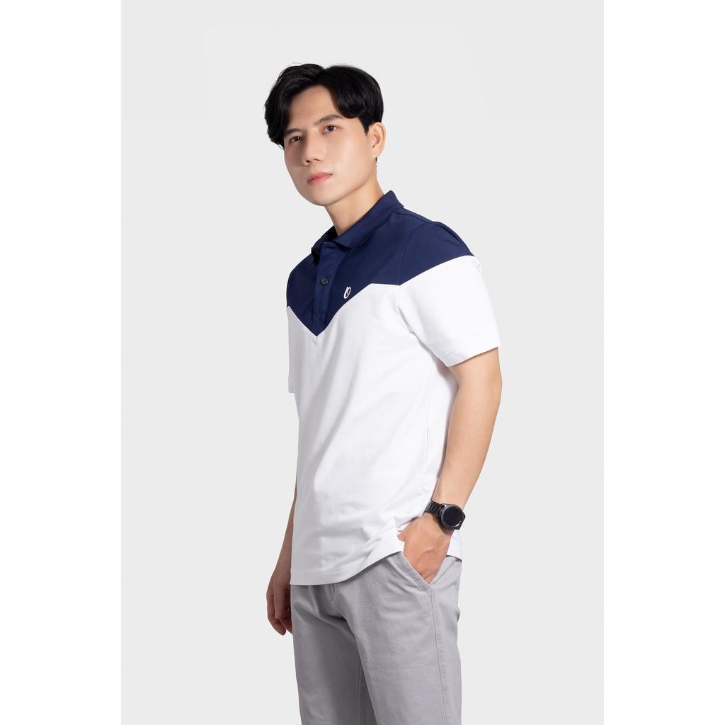 Áo Thun Nam COMBI POLO OVERCO Cổ Trụ Bẻ Dệt, In Logo Nhiệt Cao Su, Chất Vải Mềm Mịn