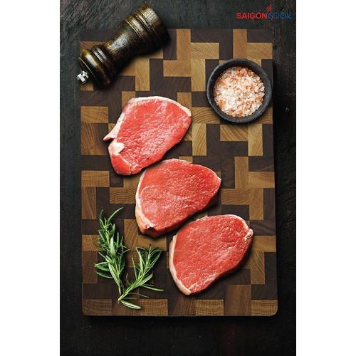 Thớt gỗ cao cấp Saigoncook từ gỗ sồi óc chó
