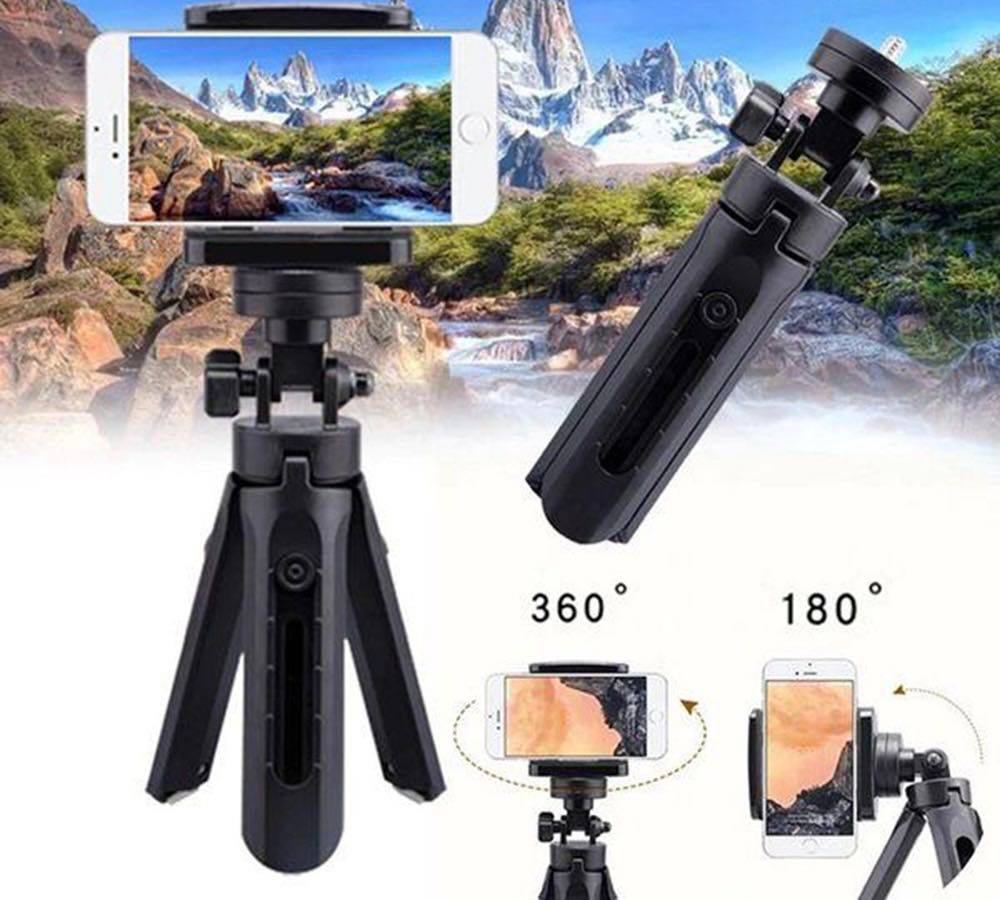 -Giá Đỡ Mini Xếp Gọn 3 Chân Tripod Support MT01 Xoay 360 Độ - Hàng Nhập Khẩu