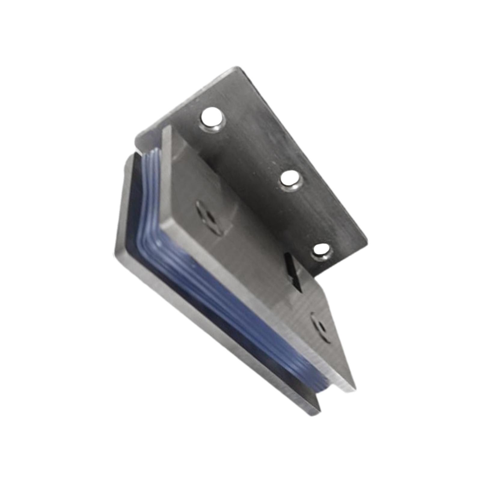 Glass Shower Door Hinges 90° Square with Screws Replacement Shower Room Accessories Glass Door Hinge for Bathroom 8-12 mm Glass Door