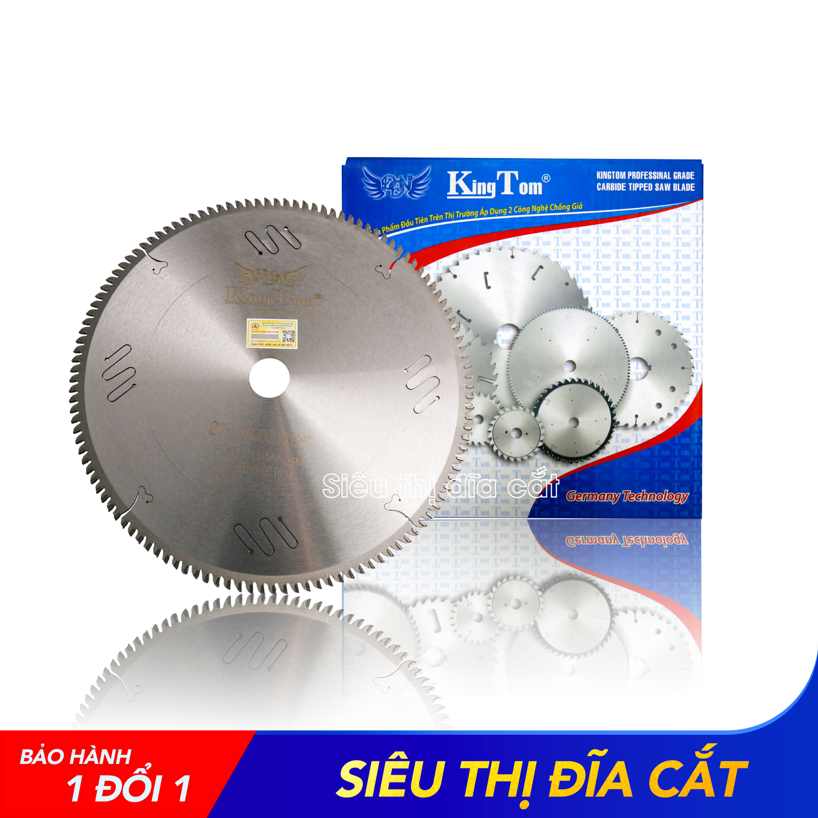 Lưỡi Cắt Nhôm Hệ Chuyên Nghiệp 255-120 Răng KingTom - Cắt Tốt Nhôm Hệ - Cắt Siêu Mịn