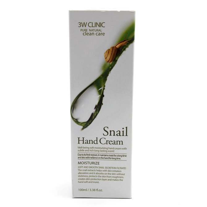 Kem dưỡng da tay ốc sên 3W Clinic Snail Hand Cream (100ml)