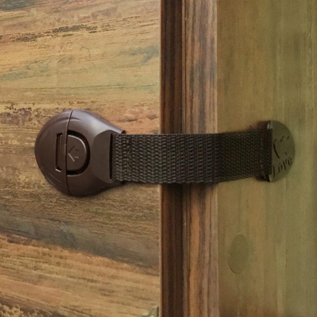 2-5pack Adhesive Baby Child Pet Proof Cupboard Door Drawer Safety Lock Latch