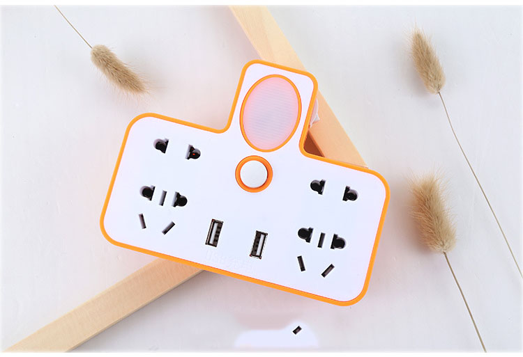 Bộ chia ổ điện 2 cổng USB - Giao màu ngẫu nhiên