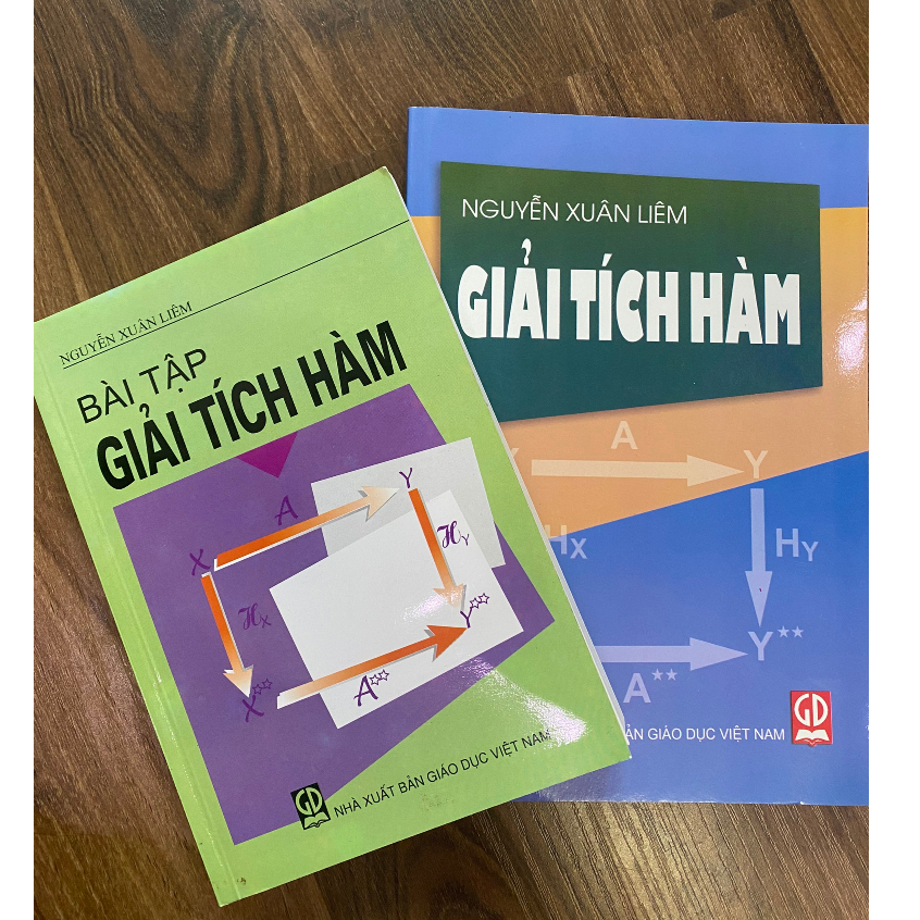 Sách - Combo giải tích hàm + bài tập giải tích hàm (DN)