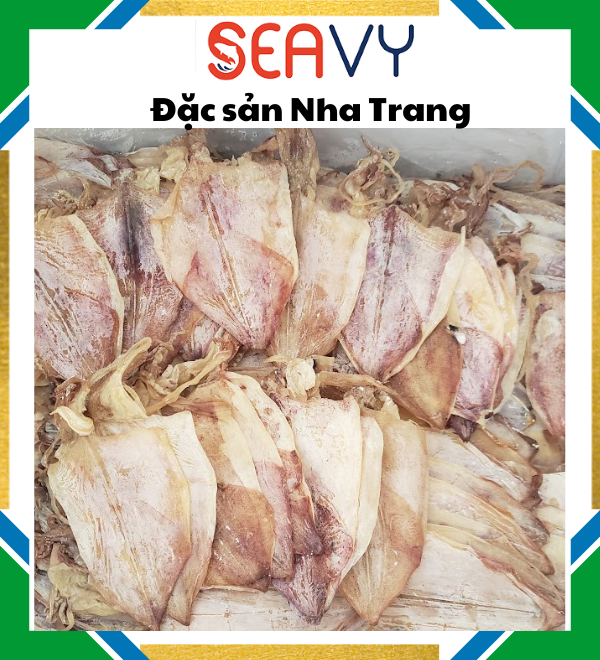 Đặc Sản Nha Trang - Mực Khô Câu Ngon Size 50 Con/Kg Seavy Gói 250 Gram (a4) ️