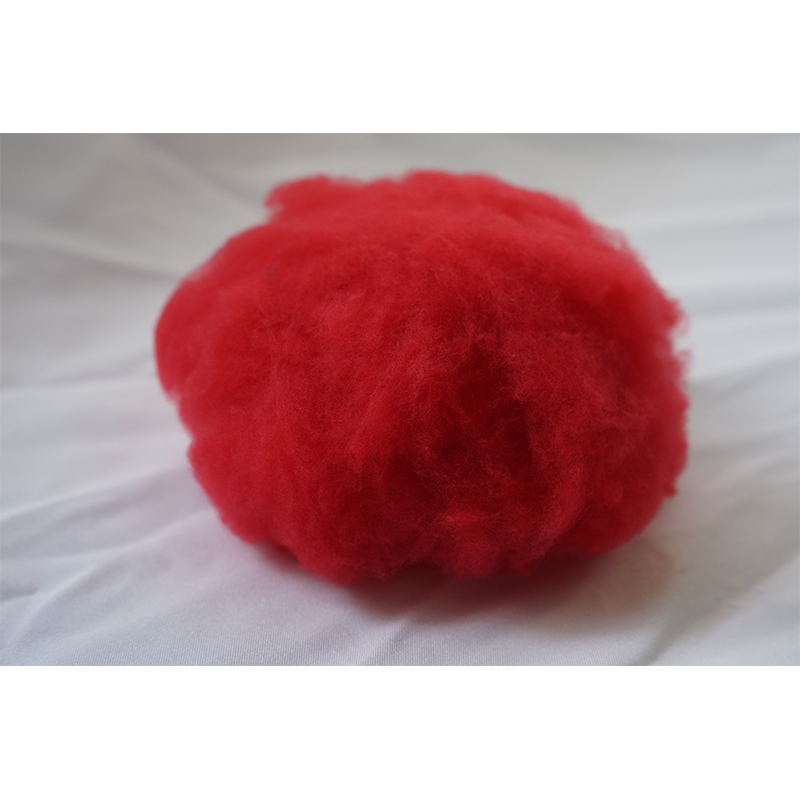 Yihanhuaxian Tái tạo màu polyester ngắn và đỏ táo(Tư vấn giá cụ thể để tìm dịch vụ khách hàng)Có thể dệt cao Sự đa dạng màu sắc Môi trường ít carbon