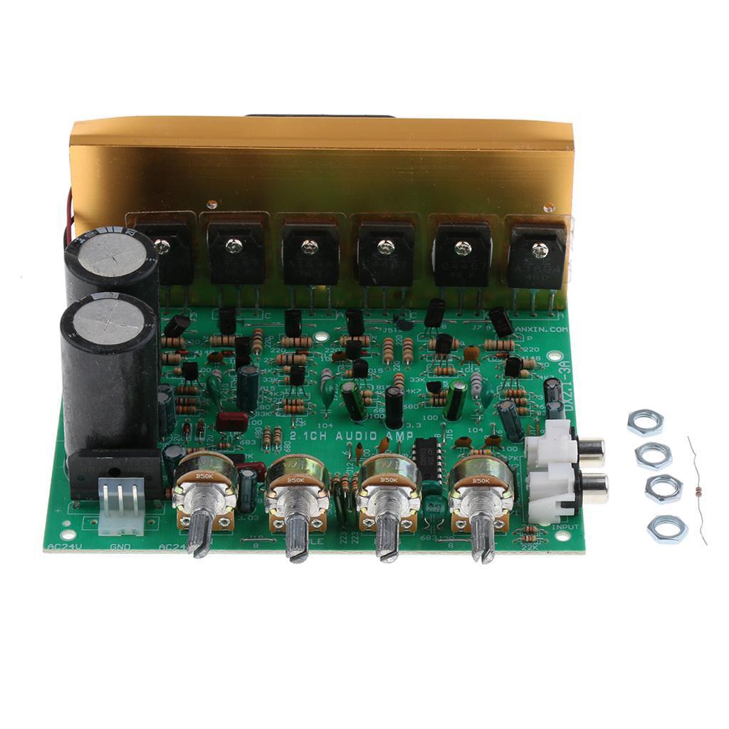 Dual AC18-24V Subwoofer Audio Amplifier Board Module High Power DX2.1-3