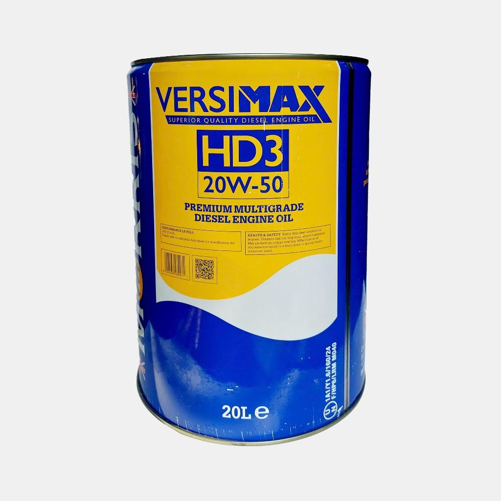 Dầu Nhớt Cao Cấp Cho Động Cơ Diesel Công Suất Lớn - Morris Lubricants Versimax HD3 20W-50 / Xô 20L