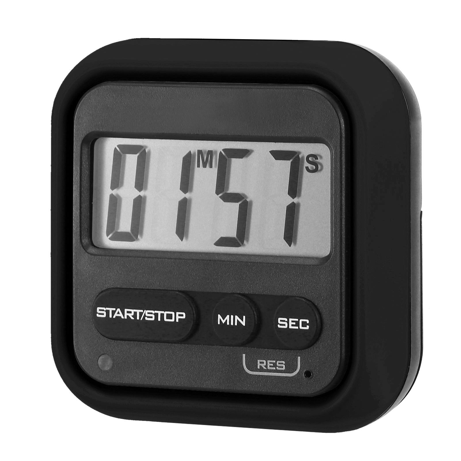 Kitchen Timer Digital Stopwatch with Loud Alarm Large LCD Count up/Countdown Timer for Cooking Shower Kids Classroom