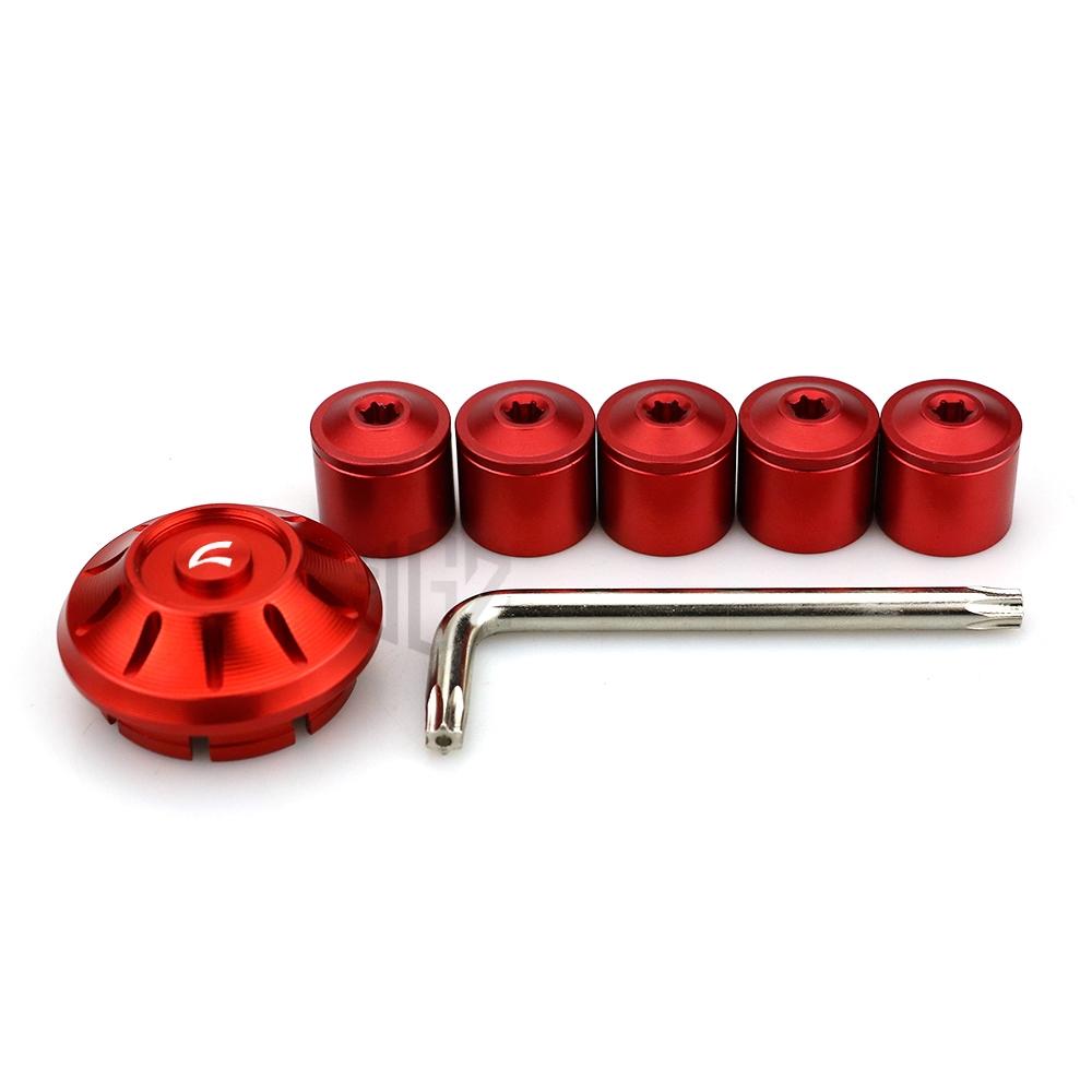 Set nắp ốc CNC lắp bánh xe dành cho Piaggio Vespa GTS GTV 250 300 LX S125 SPRINT Primavera