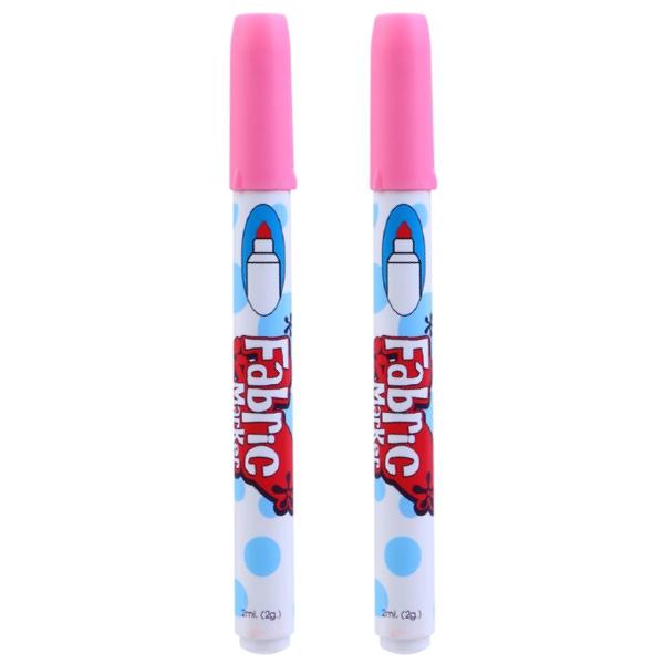 Vỉ 2 Bút Vẽ Trên Vải - Marvy-D-4236 - Hồng Dạ