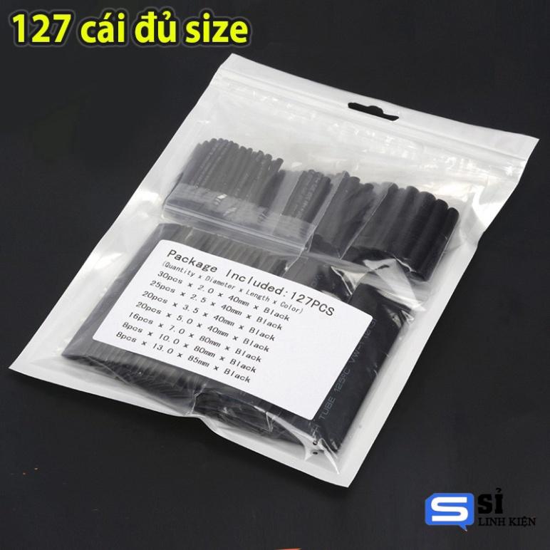 Bộ 127 Ống Gen Co Nhiệt, Cách Điện 2mm, 2.5mm, 3.5mm, 5mm, 7mm, 10mm, 13mm Đủ SIZE