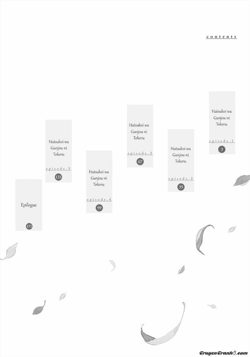 hatsukoi wa gunjou ni tokeru chapter 1 7