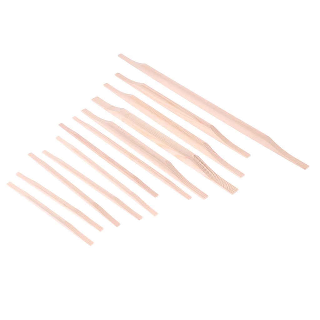 Sunnimix DIY Acoustic Nẹp Gỗ Bộ Cho Đàn Guitar Làm Phụ Kiện