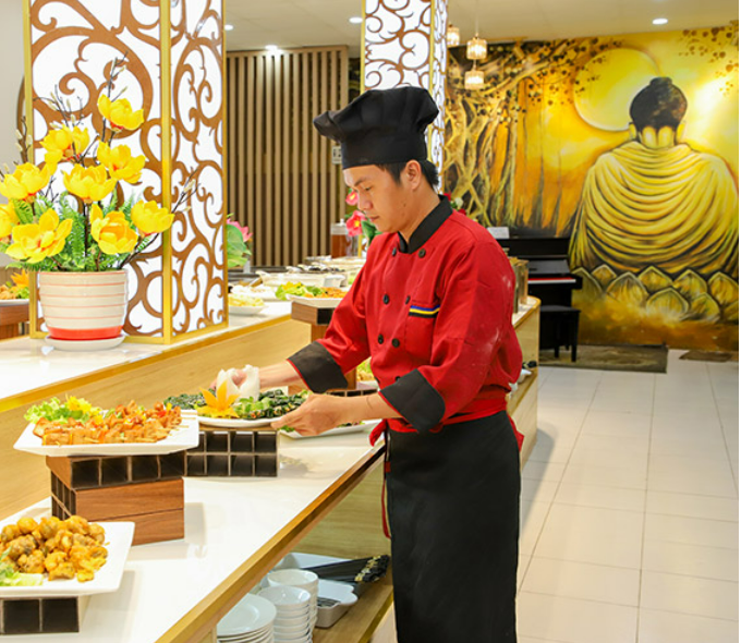 Nhà Hàng Tâm Ngọc - Buffet Chay Trưa Thứ 2 - Thứ 6 Hơn 40 Món