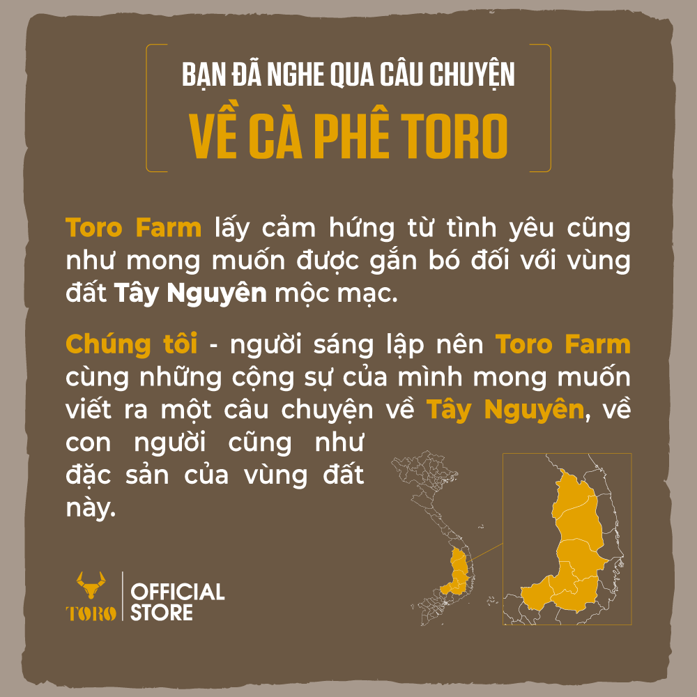 Cà Phê Bột Toro Culi Robusta Nguyên Chất 100% | TORO FARM