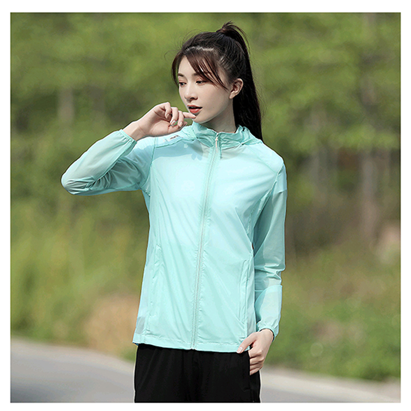 Xin mọi người Bộ áo khoác chống nắng nhiều màu sắc cho nam và nữ Quần áo bảo vệ mặt trời Áo khoác da mỏng chống tia cực tím mát Quần áo thể thao khô