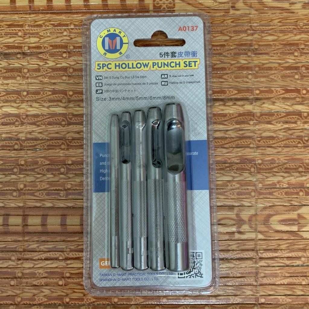 Dụng cụ đột lỗ chất lượng cao 5 món A0137