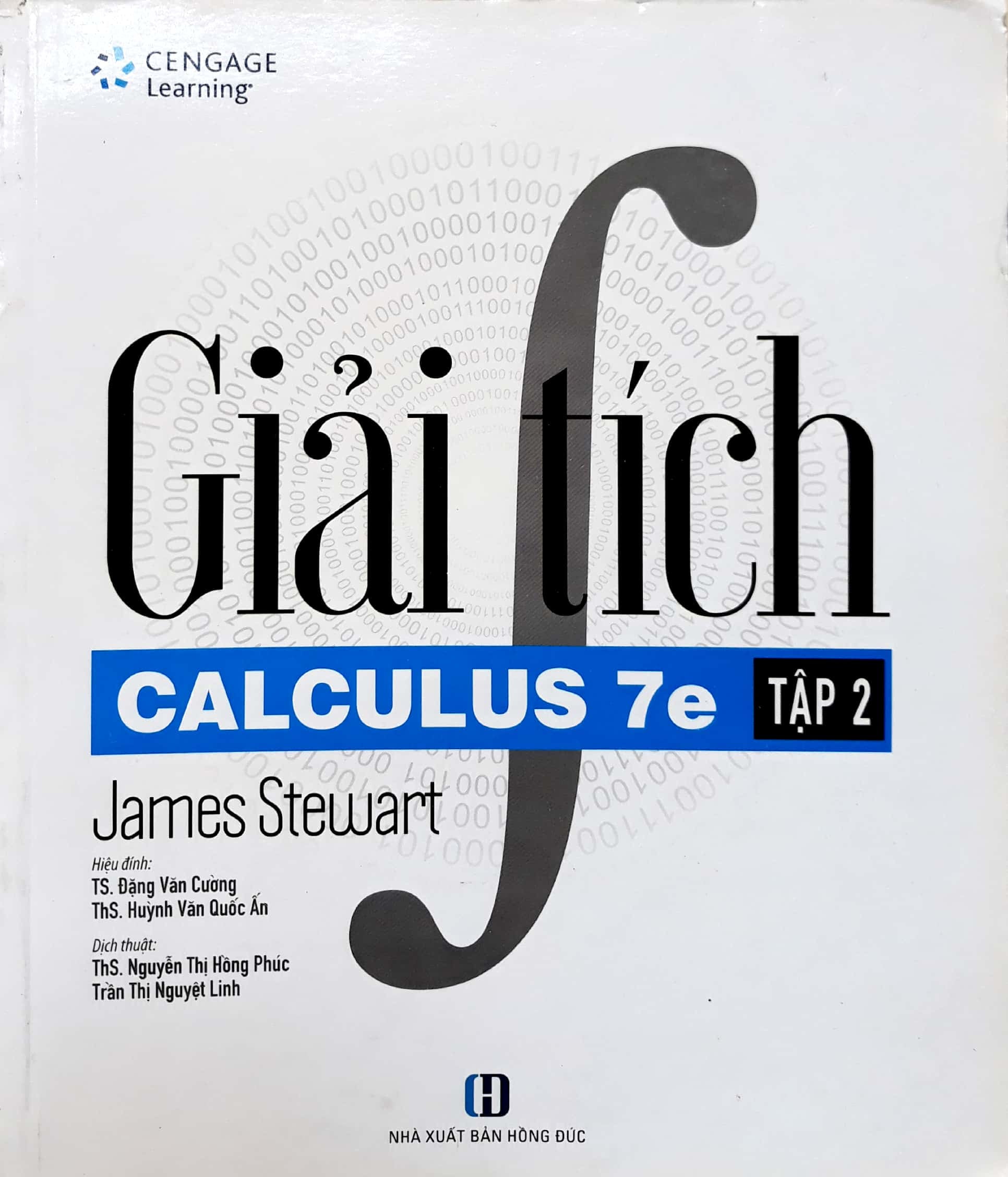 Giải Tích - Tập 2 - Calculus 7e