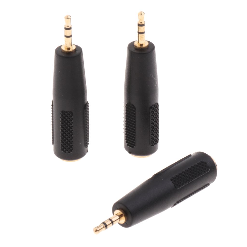 3.5mm Female to 2.5mm Male Audio Video Headphone Earphone Adapter Connector