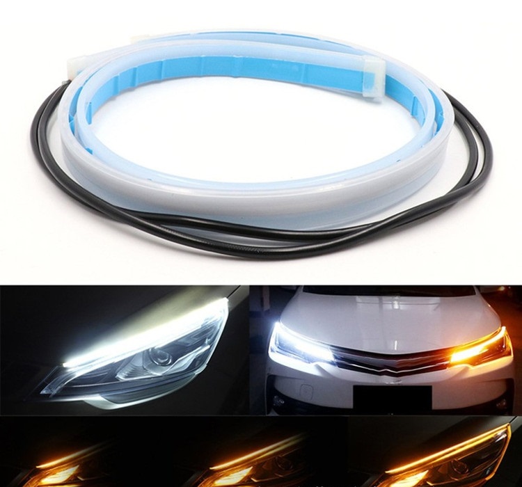 Bộ led dây audi chạy đuổi 2 màu xi nhan và dermi