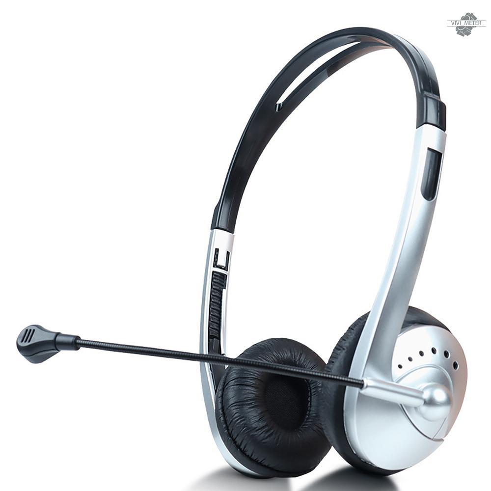 Communication Headset Noise - cancelling Hearing Protection Clear Call Light & Convenient Adjustable Ear Plate 3.5MM Connector
