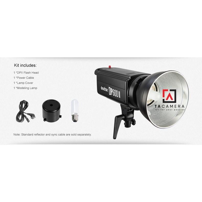 Đèn flash studio Godox DP600II - Hàng Chính Hãng