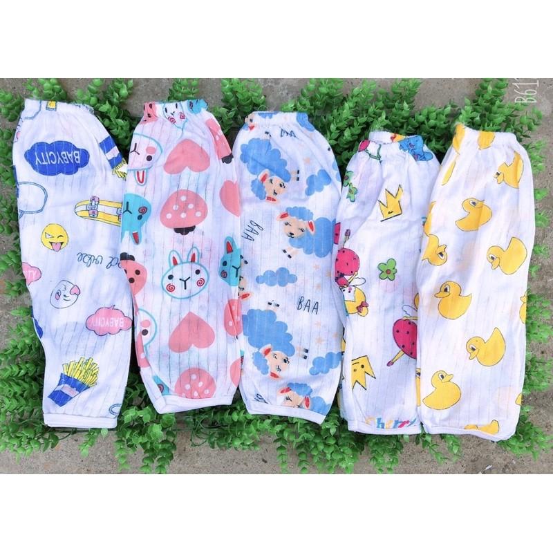 Combo 2 quần dài cotton giấy cho bé trai/ bé gái từ 4-15kg