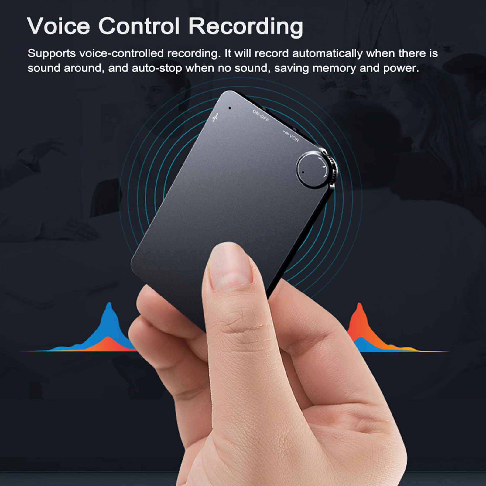 Máy nghe nhạc MP3 siêu mỏng K2 16GB kích hoạt bằng giọng nói