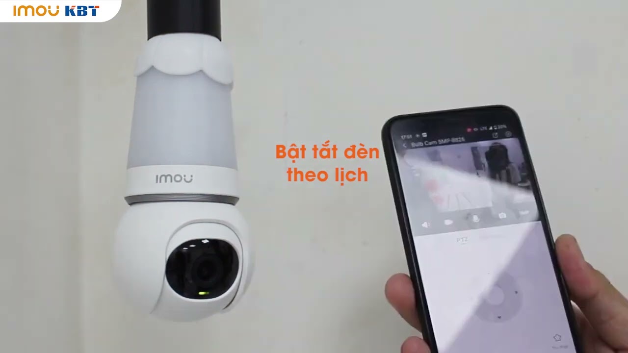 Camera WIFI Bóng Đèn IMOU S6DP 3MP/5MP Xoay 360, Đàm Thoại - Hàng chính hãng