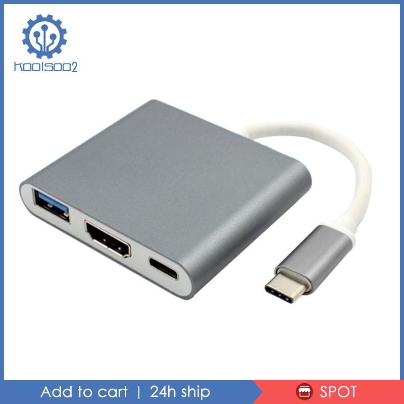 Type-c USB C to +USB3.0 Adapter Cable Converter Cord Support 4K for PC