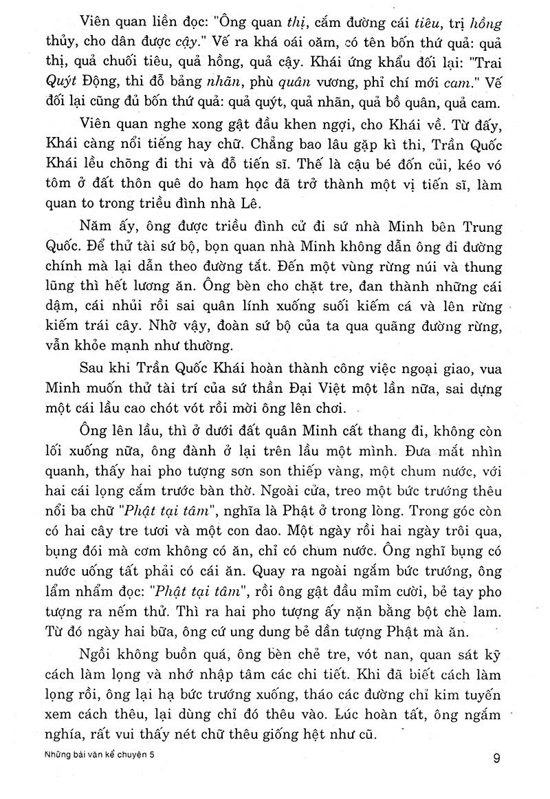 Những Bài Văn Kể Chuyện Lớp 5