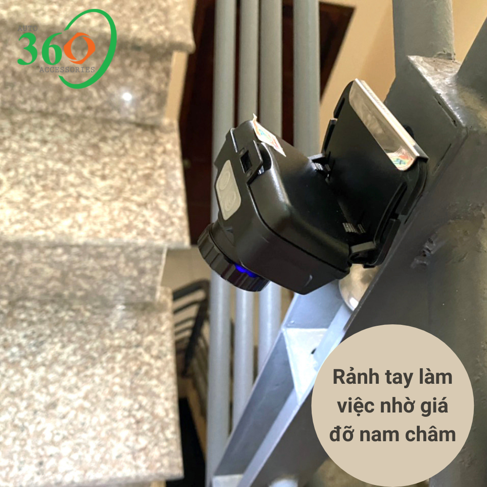 Giá Đỡ Đèn Pin Xe Đạp Dành Cho Đèn Pin Đội Đầu HNK-003, Có 3 Lựa Chọn Gắn Trên Ghi Đông, Trên Cổ Yên Xe Và Giá Đỡ Nam Châm
