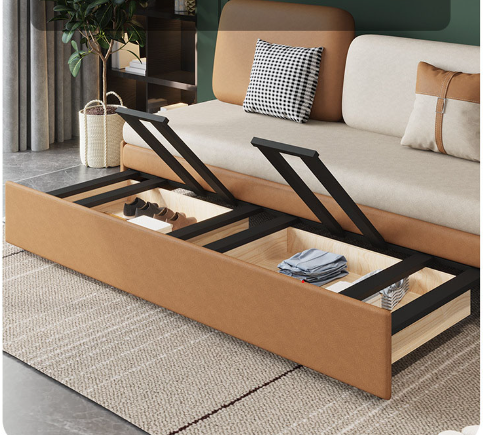 Sofa giường đa năng hộc kéo HGK-10 ngăn chứa đồ tiện dụng Tundo KT 1m7