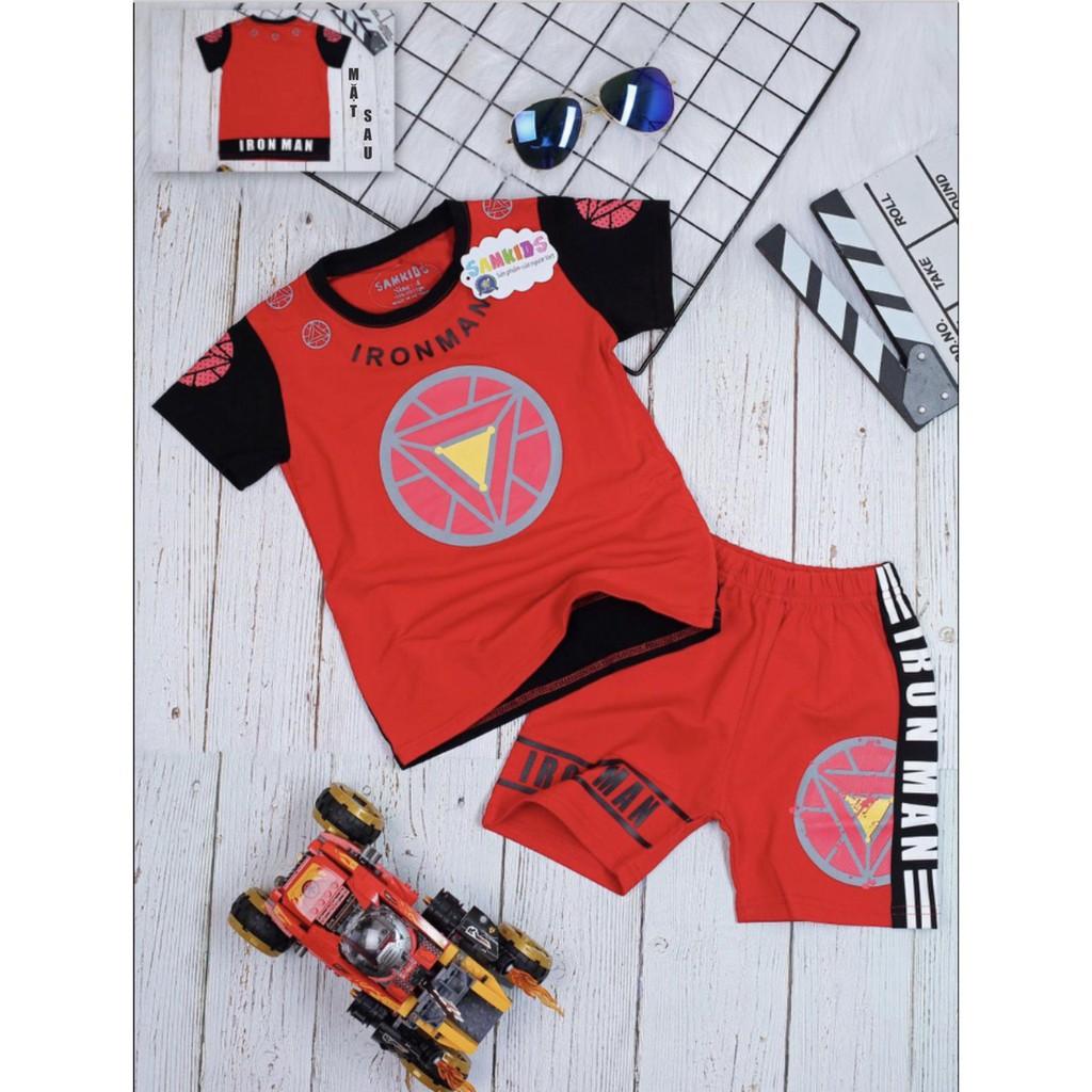 Bộ quần áo Siêu nhân ngắn tay size từ 12 đến 45kg