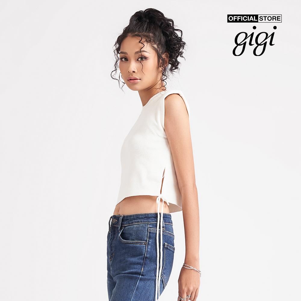 GIGI - Áo croptop nữ sát nách độn vai thời trang G1303K212725