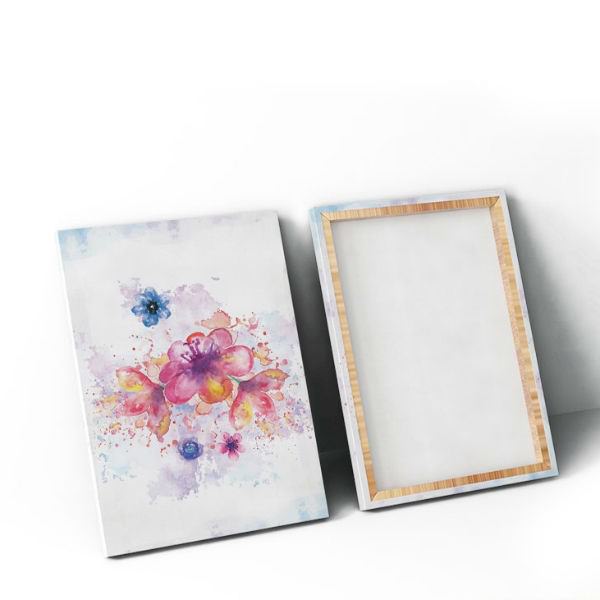 Bộ 3 Tranh Canvas Viền Composite Chim Công: "Khổng Tước" W063