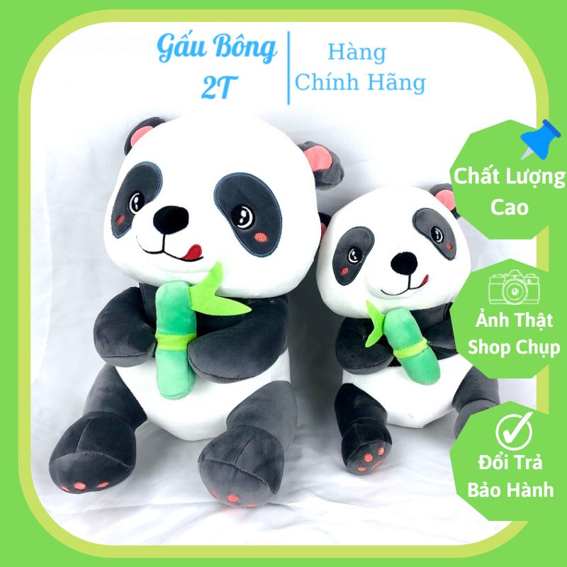 Gấu Bông Gấu Trúc Dễ Thương-Hàng Cao Cấp Gấu Bông 2T- Gối Ôm, Gấu Bông, Đồ Chơi Chất Liệu Bông Gòn Cao Cấp, Vải Nhung Co Giãn, Mềm Mịn, Đàn Hồi