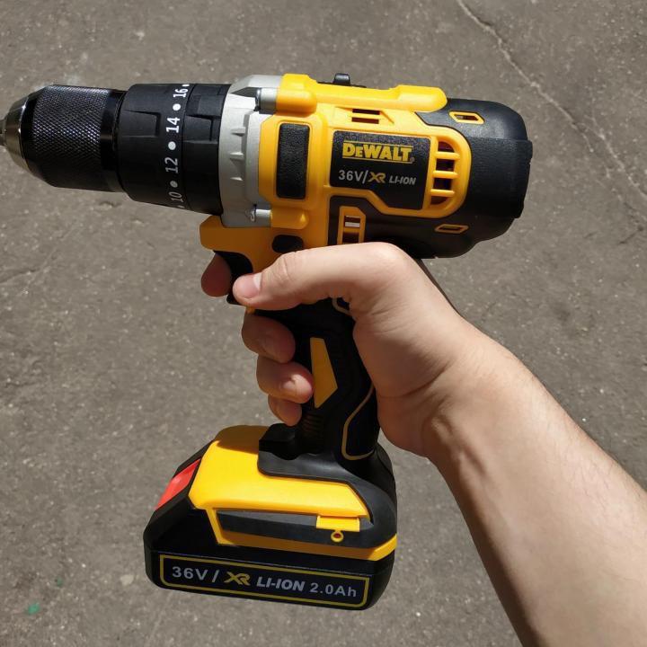 (FreeShip) Máy Khoan Pin DEWALT 36V - TẶNG MŨI KHOAN - Khoan bê tông, Đầu kẹp 13ly - Máy Bắt Vít Động cơ 775 - Lõi Đồng