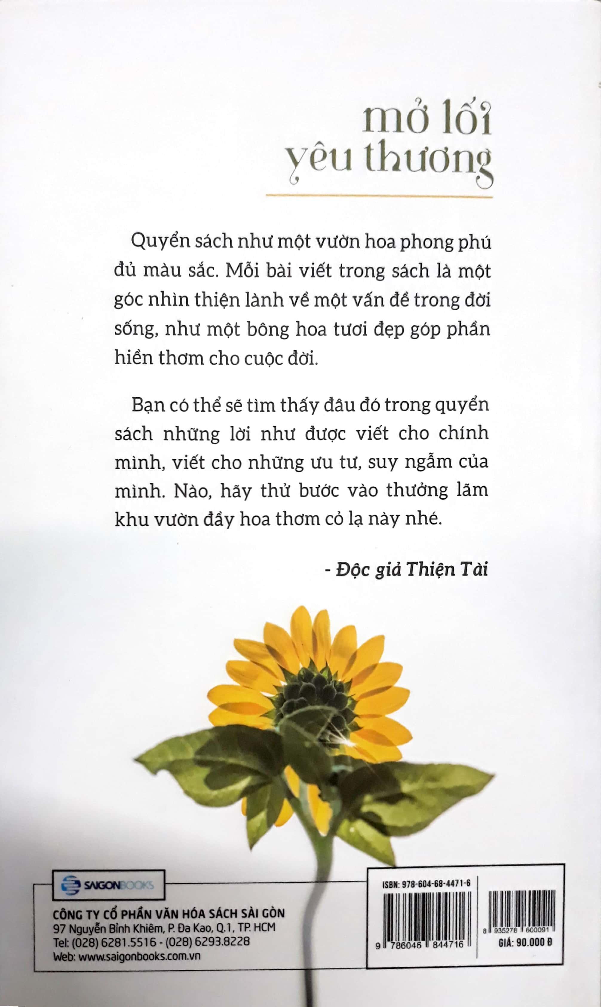 Sách Mở Lối Yêu Thương