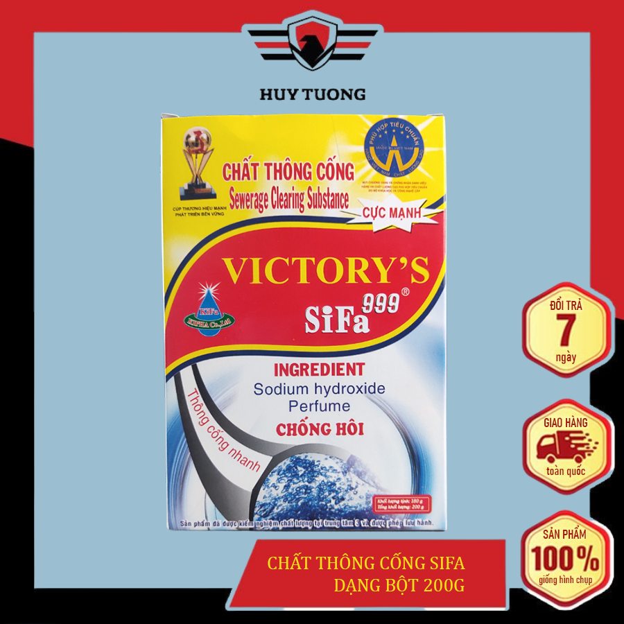 Bột Thông Tắc Cống Cực Mạnh SiFa Victory's (200gr)